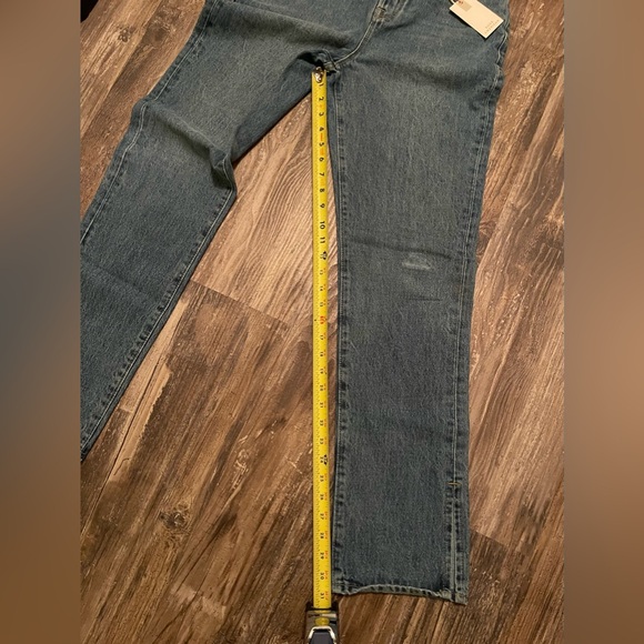 Good American Good Boy High Waist Distressed Nonstretch Jeans, NWT - Picture 14 of 16